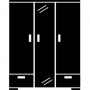Armoire 3 portes